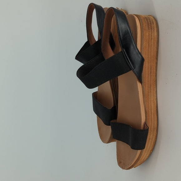 Steve Madden Agile Platform Strappy Sandals Black Brown 8.5 summer casual - Picture 6 of 9